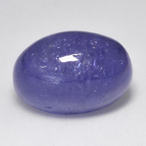 Tanzanite naturale viola da 22,10 ct, taglio ovale, traslucido