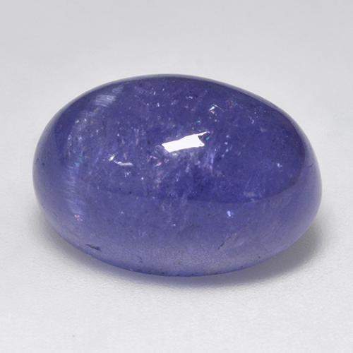 Tanzanite naturale viola da 22,10 ct, taglio ovale, traslucido