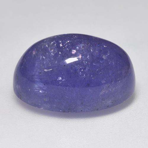 Tanzanite naturale viola da 22,10 ct, taglio ovale, traslucido