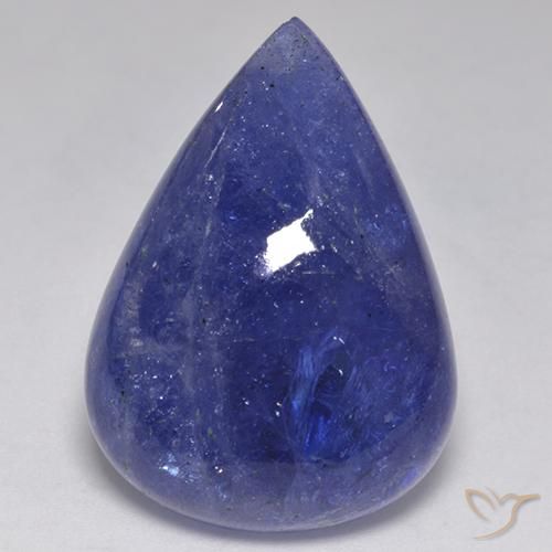 Tanzanite Blu Egiziano Profondo naturale da 44.99 ct, Forma a pera, Traslucido