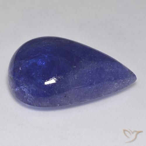 Tanzanite Blu Egiziano Profondo naturale da 44.99 ct, Forma a pera, Traslucido
