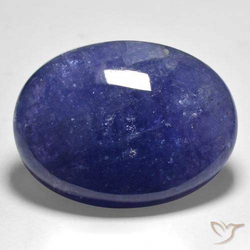 Tanzanite Blu scuro naturale da 55.91 ct, Ovale, Traslucido