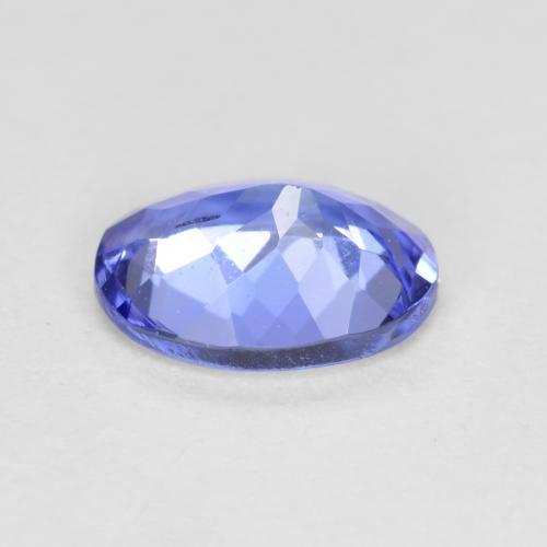 Tanzanite Blu elettrico naturale da 0.62 ct, Taglio ovale, VS