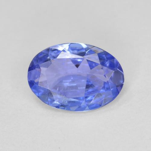 Tanzanite naturale blu da 0,52 ct, taglio ovale, VS