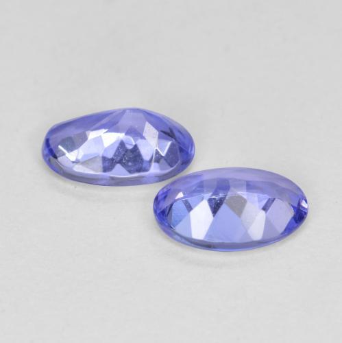 Gemme di Tanzanite Intenso Viola Blu naturale da 1.02 ct, Taglio ovale, VVS-VS