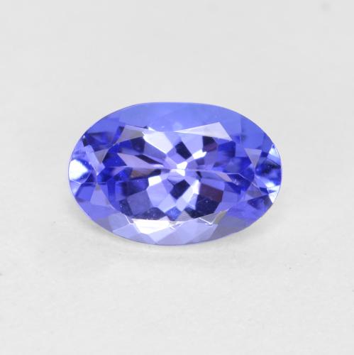 Tanzanite Viola Blu naturale da 0.59 ct, Taglio ovale, VVS