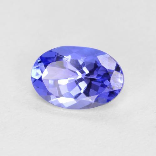 Tanzanite Viola Blu naturale da 0.59 ct, Taglio ovale, VVS