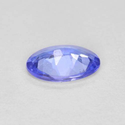 Tanzanite Viola Blu naturale da 0.45 ct, Taglio ovale, VVS