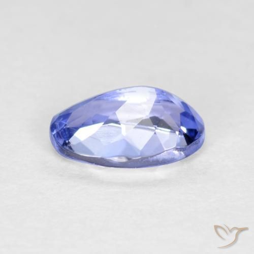 Tanzanite naturale blu da 0,51 ct, taglio ovale, VS