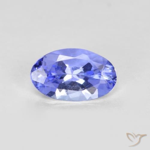 0.39ct Naturale Blu medio Tanzanite, Ovale, VS