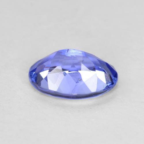 Tanzanite Blue violetto scuro naturale da 0.58 ct, Taglio ovale, VS-SI