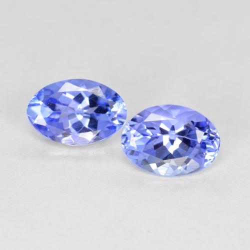 Gemme di Tanzanite Blu medio naturale da 0.92 ct, Taglio ovale, VVS-VS