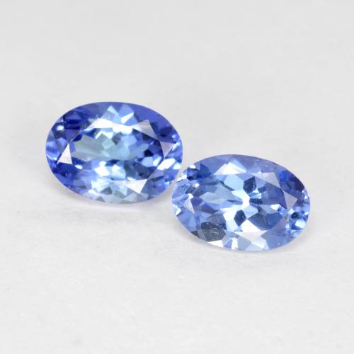 Tanzanite naturale blu da 1,12 ct, taglio ovale, VVS-VS