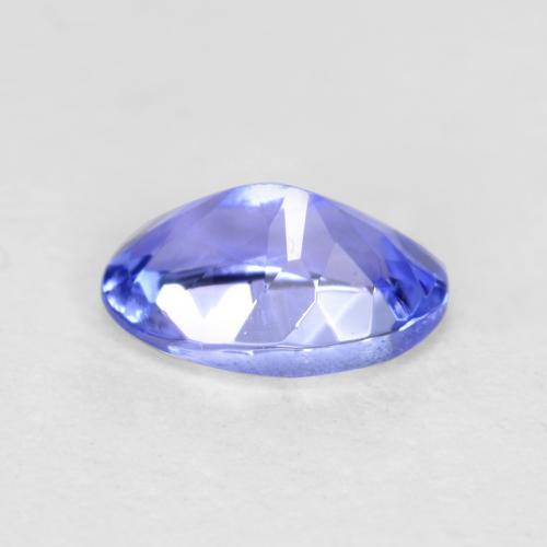 Tanzanite Viola Blu naturale da 0.49 ct, Taglio ovale, VS-SI