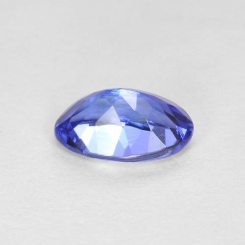 Tanzanite naturale blu da 0,42 ct, taglio ovale, VVS-VS