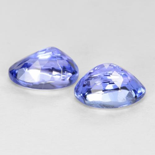 Gemme di Tanzanite Intenso Viola Blu naturale da 1.08 ct, Taglio ovale, VS
