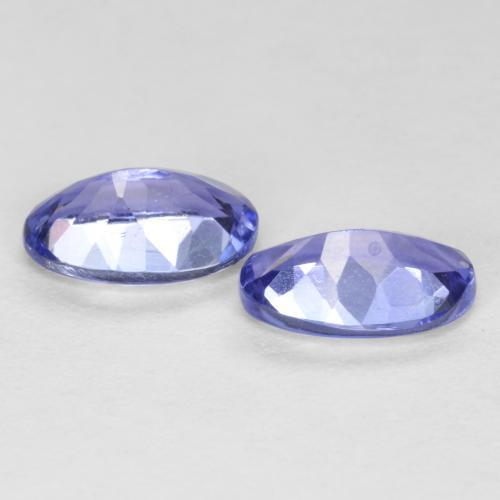 Gemme di Tanzanite Blu navy medio naturale da 0.90 ct, Taglio ovale, VS-SI