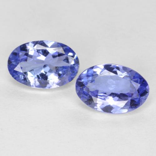 Tanzanite naturale blu da 0,98 ct, taglio ovale, VS