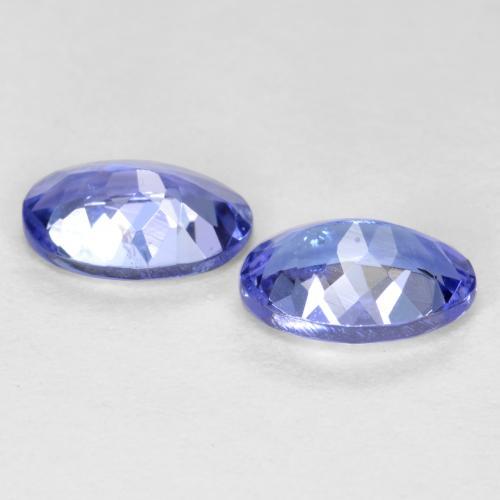Tanzanite naturale blu da 0,98 ct, taglio ovale, VS