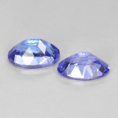 Gemme di Tanzanite Intenso Viola Blu naturale da 0.92 ct, Taglio ovale, VS