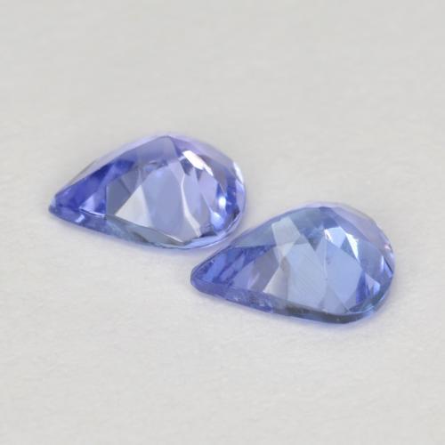 Tanzanite naturale blu da 0,55 ct, taglio a pera, VVS-VS