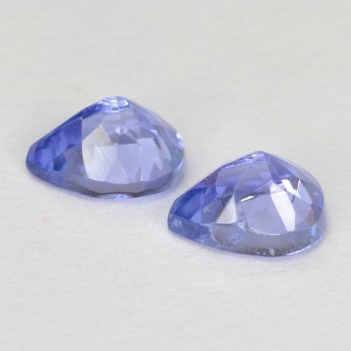 Tanzanite naturale blu da 0,73 ct, taglio a pera, VS