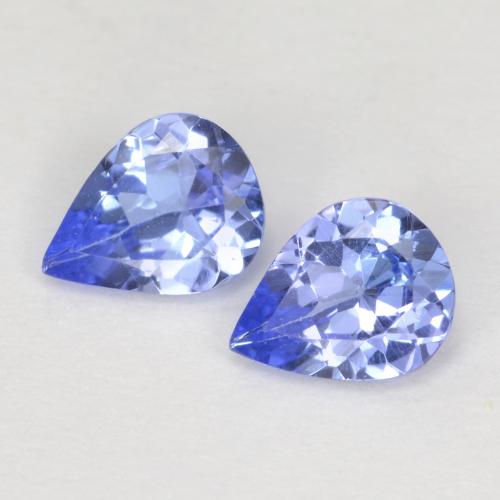 Tanzanite naturale blu da 0,56 ct, taglio a pera, VVS-VS