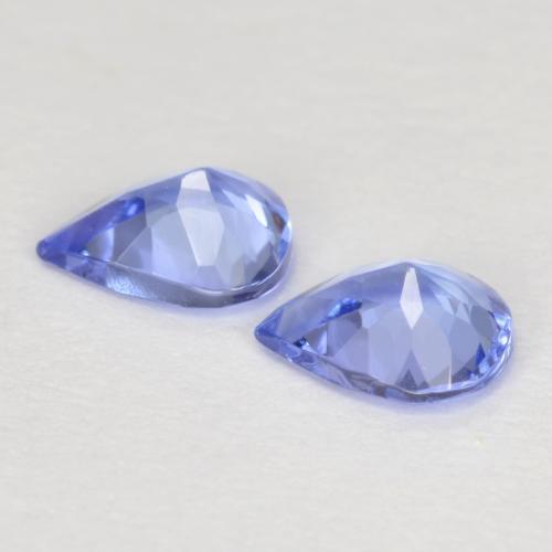Tanzanite naturale blu da 0,56 ct, taglio a pera, VVS-VS