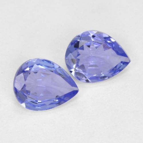 Tanzanite naturale blu da 0,51 ct, taglio a pera, VVS-VS