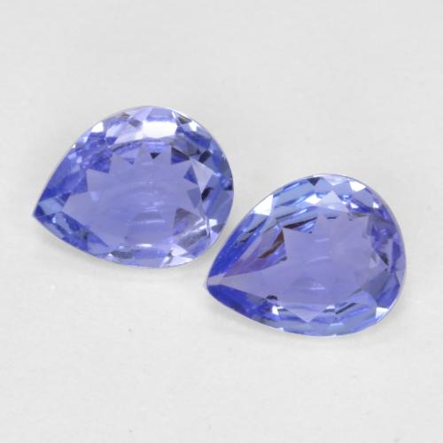 Tanzanite naturale blu da 0,51 ct, taglio a pera, VVS-VS