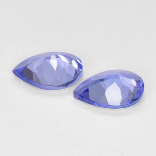 Tanzanite naturale blu da 0,51 ct, taglio a pera, VVS-VS