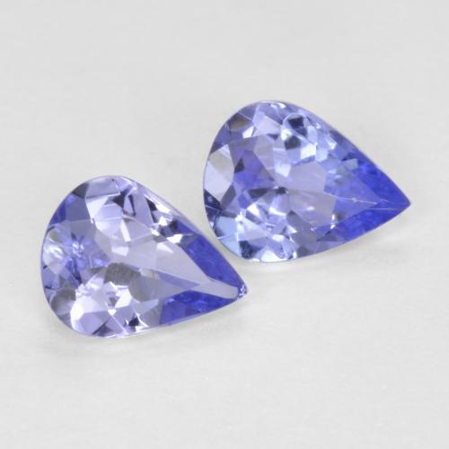 Tanzanite naturale blu da 0,51 ct, taglio a pera, VVS-VS