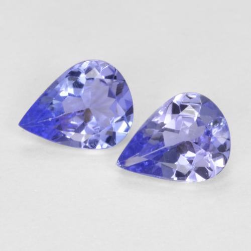 Tanzanite naturale blu da 0,51 ct, taglio a pera, VVS-VS
