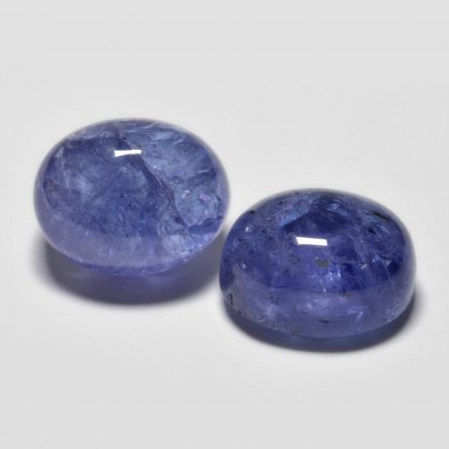 Tanzanite naturale blu da 9,72 ct, taglio ovale, trasparente