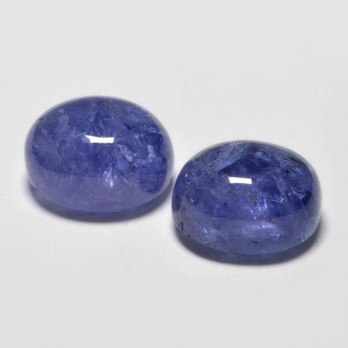 Tanzanite naturale blu da 9,72 ct, taglio ovale, trasparente