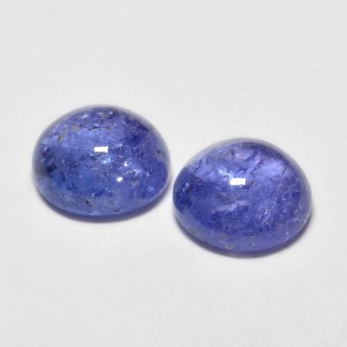 Tanzanite naturale blu da 2,95 ct, taglio rotondo, trasparente