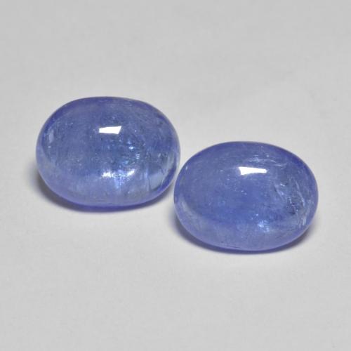 Tanzanite naturale blu da 3,99 ct, taglio ovale, trasparente