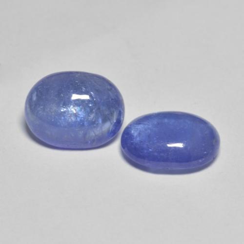 Tanzanite naturale blu da 3,99 ct, taglio ovale, trasparente