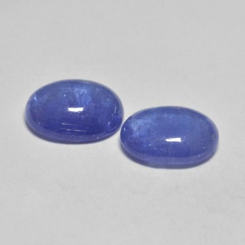 Tanzanite naturale blu da 3,99 ct, taglio ovale, trasparente