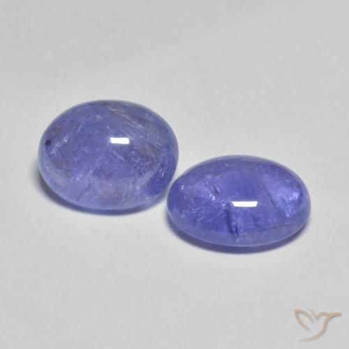 Gemme di Tanzanite Intenso Viola Blu naturale da 4.53 ct, Taglio ovale, Trasparente