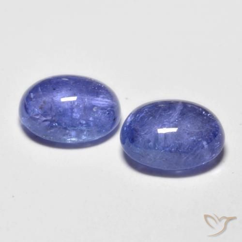 Tanzanite naturale blu da 5,06 ct, taglio ovale, trasparente
