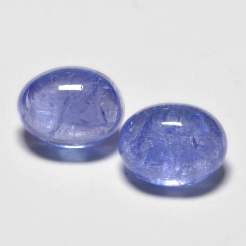 Gemme di Tanzanite Blu scuro naturale da 5.48 ct, Taglio ovale, Trasparente