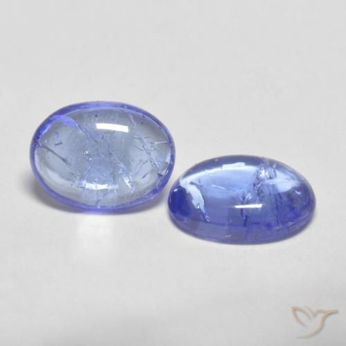 Gemme di Tanzanite Viola Blu naturale da 2.43 ct, Ovale, Trasparente