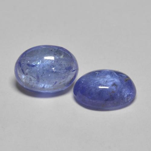 Tanzanite naturale blu da 3,03 ct, taglio ovale, trasparente