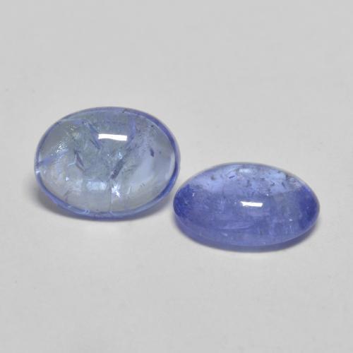 Gemme di Tanzanite Blu intenso naturale da 2.44 ct, Taglio ovale, Trasparente