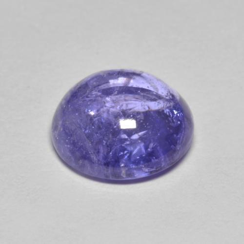 Tanzanite naturale blu da 3,24 ct, taglio rotondo, trasparente