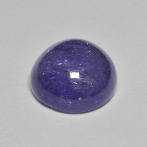 Tanzanite Viola tendente al rosa naturale da 3.60 ct, Taglio rotondo, Traslucido