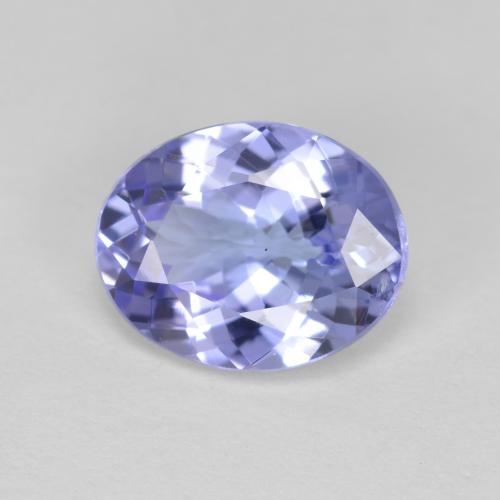 Tanzanite naturale blu da 1,91 ct, taglio ovale, VVS-VS