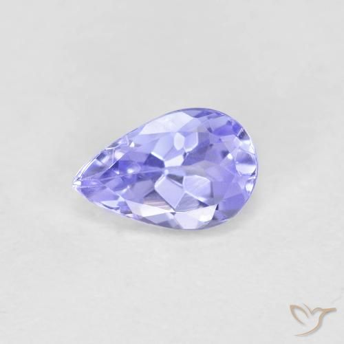 0.42ct Naturale Azzurro Tanzanite, Forma a pera, VVS-VS