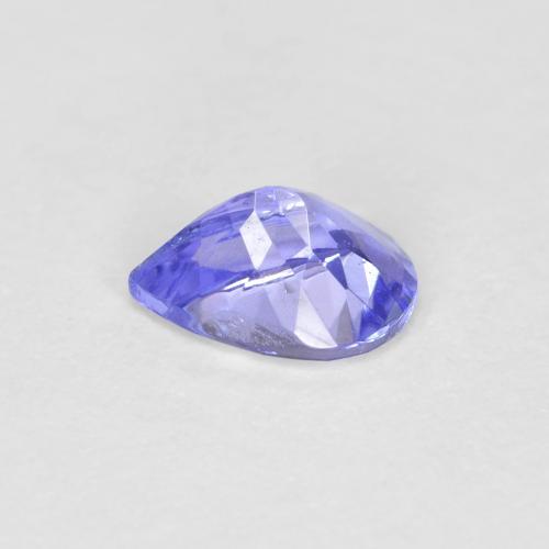 Tanzanite naturale blu da 0,45 ct, taglio a pera, VVS-VS